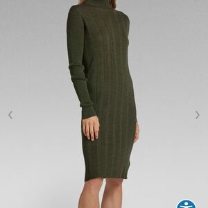 NWT G-Star Rib Mock Knitted Dress
